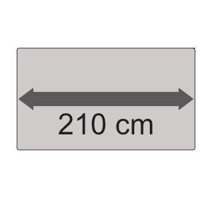 210 cm
